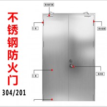 304不銹鋼甲乙級防火門隔熱子母鋼質安全通道消防門廠家批發(fā)